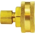1/4" x 3/4" Compression x FGH Brass Straight Swivel Adapter | MIM30050