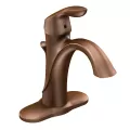 3/8" Compression 6" x 8-3/4" Metal Oil Rubbed Bronze 1-Handle High Arc Bathroom Faucet | MON6400ORB