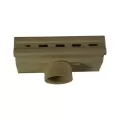1-1/2" PVC Sand Schedule 40 For Micro Channel Drains PVC Schedule 40 Fittings Spigot Side Outlet | NDS8512