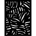 36" x 48" x 5/16" Hardwood Black 80% Blockout PARADISE Decorative Fence Panel | OUTUSADSPN1BL