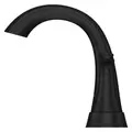 4" 1/2" 9-5/16" x 6-3/4" Metal Matte Black 2-Handle Centerset Bathroom Faucet | PPFLG48WRPB