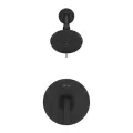 4-25/32" x 2-9/16" Brass Matte Black 1-Handle Shower Trim | PPFLG897WRB