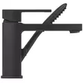 1/2" NPT 10-1/16" x 8-11/16" Metal Matte Black 1-Handle Roman Tub | PPFRT62DAB