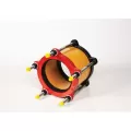6" IPS Ductile Iron Long Barrel Straight Transition Coupling | ROM50172X72X14