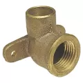 1" Solder Cup x FNPT Bronze 90 Degrees 70735 Series Drop Elbow | SFB90CFDE010
