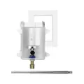 1/2" x 1/4" Sweat x Compression 5-3/4" x 3-1/2" x 7-1/4" ABS Frame Brass Valve Body Ice Maker Outlet Box | SIO696G1000MF