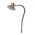 5.5" x 3.8" x 21" Weathered Brass Odyssey Series Area Light | UNISOLANL