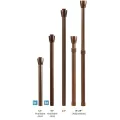 Alliance Lighting Stem Assembly For LED Area Lights Brass 12" | ALSTEM12-BT