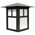 Alliance Outdoor Lighting Post Light, 4W 2900K 250 Lumens Warm White Ceramic Bi-Pin MR-16 LED Aged Solid Brass POST100 Series | AOLPOST100LED4W