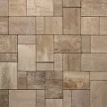Belgard Legacy Architectural Cambridge Cobble Paver, 3-Piece, Square, Danville Beige
