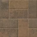 Belgard Holland Stone Paver, 8" x 4" x 2-3/8", Rectangular Smooth, Burnt Amber