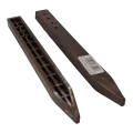 11-3/4" x 0.67" x 1.38" Teak Brown Pre-Drilled Stake | EPC200102648