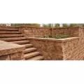 6" x 17-3/4" x 12" Rectangular Graphite Free-Standing Sterling Legacy Retaining Wall | BEL16203101