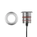 4 W 3000K LED Stainless Steel 245 Lumens Round Contemporary Recessed In-Ground/Indicator Luminaire | WAC202130SS