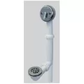 1-1/2" Slip Joint 14.5" x 7.5" PVC Chrome-Plated 500 Standard Tubular For 14 to 16" High Tubs Bath Waste Trip Lever Kit | WCO500TQPVCCP