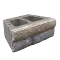 EP Henry Stretcher Wall, 16" x 12" x 6" Single-Sided Cut Stone Cast Stone Wall | 286CSWRFASP