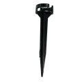 5-1/2'' x 1-3/8'' x 4-5/8'' Black Plastic For C7 and C9 Mini Lights Universal Light Stake | HOL39021