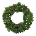Warm White 36" Oregon Fir Unlit Wreath | HOLWREATH36UOR