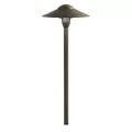 16.25 W Wedge T5 Incandescent Centennial Brass Dome 15310 Series Path Light | KIC15310CBR
