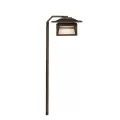 1 W Wedge T5 Xenon Olde Bronze Brass 15391 Series Path Light | KIC15391OZ