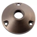 3'' x 1'' Centennial Brass Round For 12 VDC Landscape Lighting Fixtures Mounting Base | KIC15493CBR