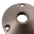 3'' x 1'' Centennial Brass Round For 12 VDC Landscape Lighting Fixtures Mounting Base | KIC15493CBR