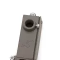 1-3/4'' x 2-1/2'' x 5-1/2'' Textured Black Aluminum Alloy For 12 V Junction Box and Fixtures Mounting Bracket | KIC15609BKT