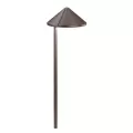 4.3 W Integrated LED 2700K Textured Architectural Bronze Cast Aluminum 15815 Series Path Light | KIC15815AZT27R
