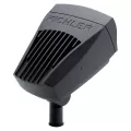12 W 3000K Integrated LED Textured Black Cast Aluminum 126" x 88 Degrees Large 16022 Series Flood Light | KIC16022BKT30