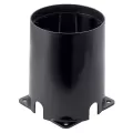 9-1/2'' x 7-1/2'' x 7-1/2'' Black Polycarbonate For In-Ground Pools Concrete Kit | KIC16099BK