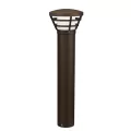 3.57 W Integrated LED 2800K Textured Architectural Bronze Aluminum UFO 16133 Series Bollard Light | KIC16133AZT28