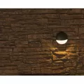 2 W Integrated LED Flat Black A380 Die Cast Aluminum MS Series Zoning Wall Light | FXLMS1LEDFB