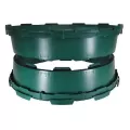 24" x 12" Black Polypropylene For Septic Tanks Riser | INFSNAPRISB2412
