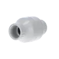 Swing Check Valve, 3/4"Slip White PVC 125 psi 1500 with Flow Control
