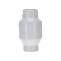 Swing Check Valve, 3/4"Slip White PVC 125 psi 1500 with Flow Control