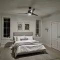 70 to 16 W LED Satin Black Steel Transitional with Down Light Ceiling Fan | KIC310155SBK