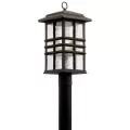 150 W E26 Medium A21 Incandescent Olde Bronze EPMM 49832 Series Post Light | KIC49832OZ