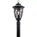 150 W E26 Medium A21 Incandescent Textured Black EPMM 49849 Series Post Light | KIC49849BKT