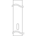 3'' x 84'' Architectural Bronze Aluminum Direct Burial Post | KIC9506AZ