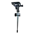 90' Partial To Full Circle Black Plastic Adjustable Impact Sprinkler On Zinc Spike |  58017N