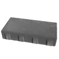 Techo-Bloc Blu 60mm Smooth Paver, 6" x 13", Onyx Black | 005664
