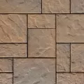 Techo-Bloc Blu 60mm HD² Slate Patio Slab, Sandlewood, 3-Piece | 8976