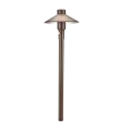 2 W 2700K GU5.3 T3 LED Weathered Brass Solid Brass Mercury 4 Odyssey Series Area Light | UNIM412L27