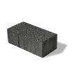 3-7/8" x 7-7/8" x 2-3/4" Rectangular Black Granite Customizable Exposed Granite Series Paver | UNPSERIES4X8BG