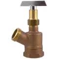 Garden Valve, 1" x 3/4"FIP x MHT Wheel Handle Brass GV-IN Inverted