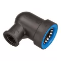 Reducing Elbow, 1" x 1/2"Spigot x FPT Black/Blue