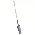 Steel 6" Closed-Back Drain Spadeash Wood Handle | 38313620004