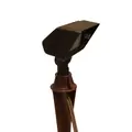 Mini Flood Wash Light, Bi-Pin G4 LED Aged Brass Solid Brass