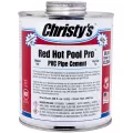 PVC Cement, 1 qt Can Blue Medium Syrupy Liquid Low VOC