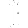 Path Light, 5 W Integrated LED 3000K Architectural Bronze Cast Aluminum Dome